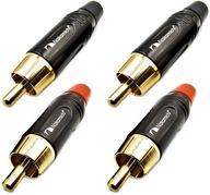 RCA CINCH PLUG NAKAMICHI COPPER OFC ZLATÁ 7mm 4 ks