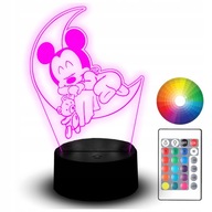 LED NOČNÁ LAMPA MICKEY MOUSE DISNEY MOON ROZPRÁVKA