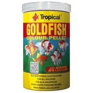 Tropical Goldfish color Krmivo pre všetky zlaté rybky, granule, 1L