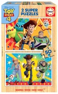 Educa Puzzle 2 x 50 Toy Story 4 drevené