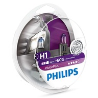 Žiarovky Philips H1 VisionPlus +60 % viac svetla