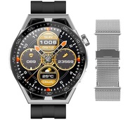 Inteligentné hodinky Rubicon RNCE88-3 Silver - Black Remienok