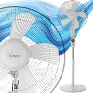 VEĽMI TICHÝ PODLAHOVÝ VENTILÁTOR Ventilátor + DIAĽKOVÉ OVLÁDANIE