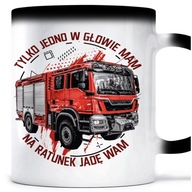 Kúzelný hrnček FIRE TRUCK DARČEK pre HASIČA