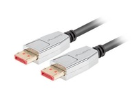 Lanberg M/M v1.4 kábel DisplayPort 1m 8K čierny