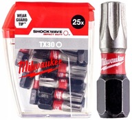 Torx bity Milwaukee 4932430886 TX30x25 mm 25 kusov