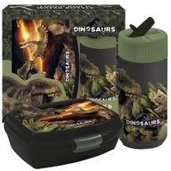 RAŇAJKOVÝ SET + FĽAŠA NA VODU DINOSAUR DERFORM