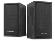 Počítačové reproduktory 2.0 Natec Panther 6W drevené