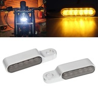 LED Amber pre Cruiser Bike Chopper Cafe Racer ATV