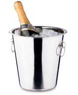 Nádoba CHAMPAGNE ICE BUCKET, VELKÉ OCELOVÉ barmanské vedro, 4l.