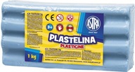 PLASTICIN ASTRA SV.MODRÝ 1KG ŠKOLSKÝ 1KS