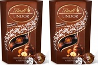 Lindt LINDOR Lieskové pralinky 200g x2