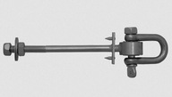 MHD M12 uchytenie na hojdačku 120mm, pozink