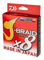 Daiwa J-Braid Grand X8 oplet 0,22mm/150m viacfarebný