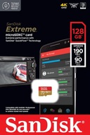 Micro SD karta SanDisk EXTREME 128GB 190MB/s