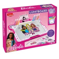 Osvetlená LED doska na kreslenie pre deti Barbie Lumi Board Maped