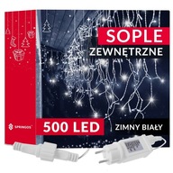 SVETELNÉ ZÁCLONY NAKLÁDANÉ LAMPY 1500LED BIELE IP44