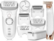 BRAUN Silk-epil 9 DEPILÁTOR + WD + POZOR + MASÁŽ + BEZCHYBNÉ