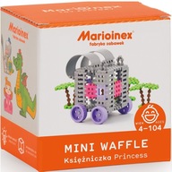 Stavebné tehly 65 kusov Mini Waffle Princess