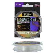 Jaxon Satori Fluorocarbon vlasec na lov kaprov 0,40mm 20m 21kg transparentný 1 ks.