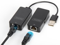 DIGITUS DA-70141 adaptér 2x USB - 2x RJ-45