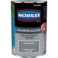 Nobiles Oceľ sivá chlórovaná guma 0,9L RAL7046