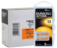 Batéria pre načúvanie Duracell Activair 13 PR48 30ks