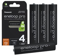 4X BATÉRIE PANASONIC ENELOOP PRO R03/AAA 4BL 950MAH JAPONSKÉ BATÉRIE