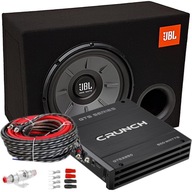 BASS BOX JBL 1000W MDF + Crunch + Kábel