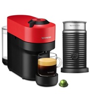 NESPRESSO KRUPS VERTUO POP RED AUTOMAT NA KAPSÚLE + SPIČ