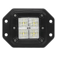 ŠTVORCOVÁ PRACOVNÁ LAMPA 4X5W LED 20W 10-32V