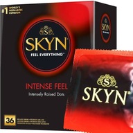 Kondómy SKYN INTENSE FEEL s cvočkami, 36 ks