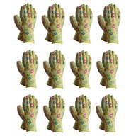 12x Záhradné rukavice ochranné rukavice M