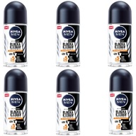 NIVEA MEN Black White antiperspirant pre mužov 6 ks.