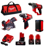 SÚPRAVA ELEKTRICKÉHO NÁRADIA MILWAUKEE M12 FPP4A2-423B