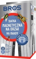 BROS Magnetická moskytiéra na dvere 1 x 2,2m biela