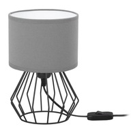 Nočná stolová lampa LOFT mini LAMPSHADE, šedá