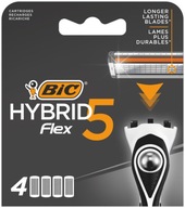 BIC Hybrid 5 Flex Nástavce na žiletky 4 ks