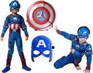 OUTFIT CAPTAIN AMERICA MASKA SHIELD MUSCLES 104/110