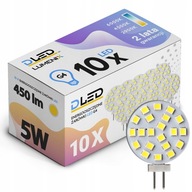 10x G4 LED žiarovka 12V DC 5W 450lm doska TEP