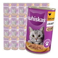 WHISKAS DOSPELÉ KURA V KONZE 24x400g