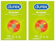 Durex Arouser kondómy s prúžkami 36 ks.