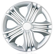 4x Fun 14 Silver Hubcaps pre Honda