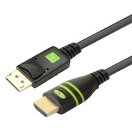 Techly Cable Konvertor Displayport na HDMI 2 m