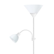 Stojacia lampa PLATINET E27 + E14 biela (45177)