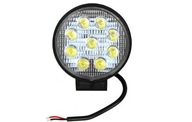 OKRUHOVÁ LED PRACOVNÁ LAMPA 9x3W 116mm/43mm 12-24V