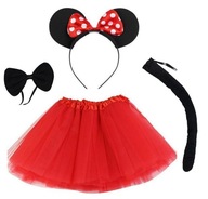 ČELENKA + SUKŇA OUTFIT MICKEY MINNIE MOUSE 50CM