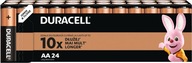 Duracell AA LR6 alkalické batérie 24 ks.