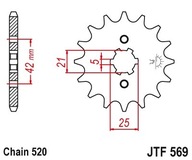 JT JTF569.13 PREDNÉ OZUBENÉ KOLO