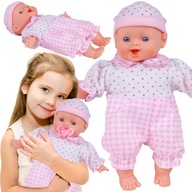 BABY DOLL BABY BABIE 26CM MÄKKÉ FAREBNÉ ODNÍMACIE OBLEČENIE